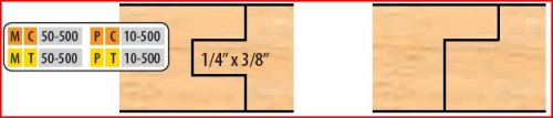 4 X 1 1/4  6 PIECE CT TONGUE & GROOVE SET