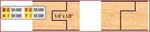 1/4 X 3/8 6 PIECE CT TONGUE & GROOVE SET