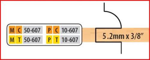 2 PC CENTER GROOVER SET 5MM X 1/2 T & G CT (10 SERIES)