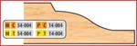 4 1/2 X 3/4 BORE CT RAISED PANEL SHAPER CUTTER