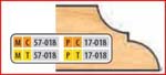 2 15/16 X 1 X 3/4 BORE CT 3 WING DOOR EDGE CUTTER