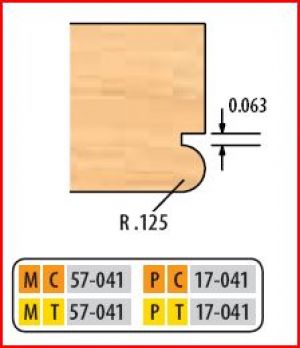 2 15/16 X 3/4 BORE CT 3 WING BEAD CUTTERR.125