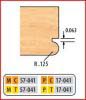 2 15/16 X 3/4 BORE CT 3 WING BEAD CUTTERR.125