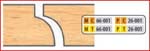 2 15/16 X 3/4 BORE CT DROP LEAF TABLE CUTTER