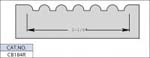 1 3/4 X 1 1/4 X 1/4 CB ROSETTE KNIVES