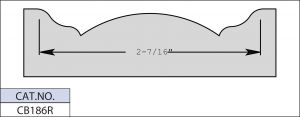 1 3/4 X 1 1/4 X 1/4 CB ROSETTE KNIVES