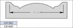 1 3/4 X 1 1/4 X 1/4 CB ROSETTE KNIVES
