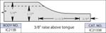 SINGLE SIDED SOLID CARBIDE PANEL RAISING INSERT
