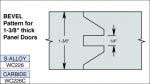 6PC CUTTER SET FOR 1 3/8" DOORS3 WING X 1 1/4"BORE CT