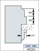 7 X 1 1/4 BORE 7 PC. SA 3 WING WINDOW SASH CUTTERSET