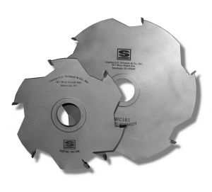 4 X 3/8 X 1 1/4 BORE CARBIDE TIPPED3 WING GROOVER
